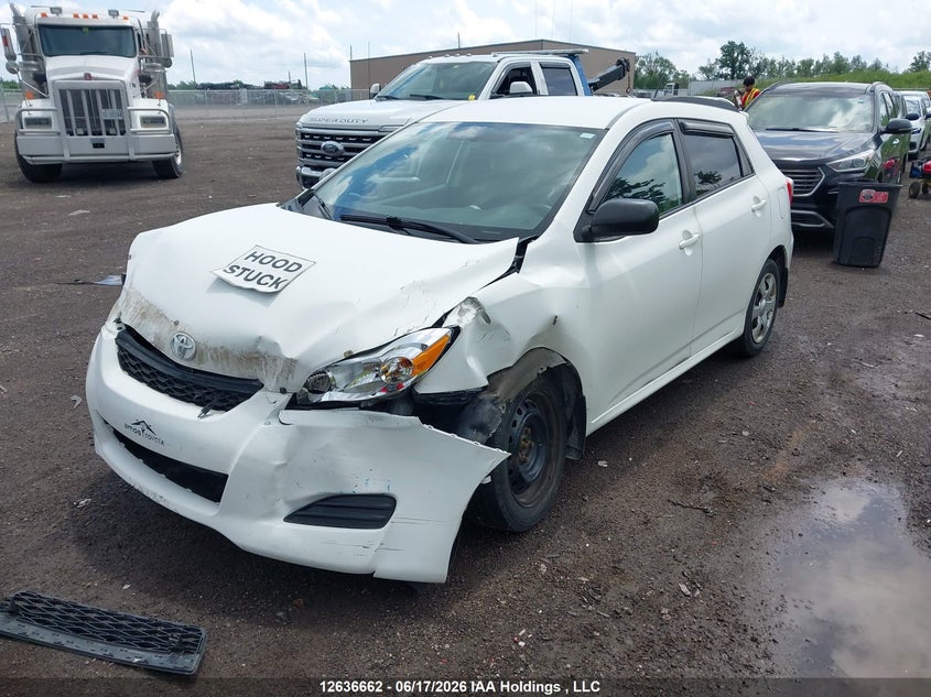 2010 Toyota Matrix, Front, IAAI, VIN 2T1LE4EE3AC015934 — photo 2
