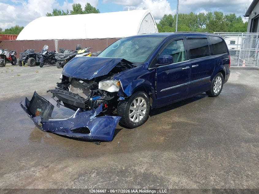 2013 Chrysler Town & Country, Удар спереду, IAAI, VIN 2C4RC1BG6DR730683 — фото 2