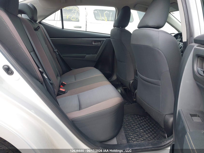 2017 TOYOTA COROLLA SEDAN 1.8L I-4 DOHC, VVT, 132HP