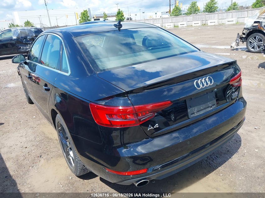 Vin: wauanaf49hn022869, lot: 3037341, audi a4 premium 20173