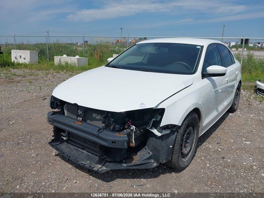 2017 Volkswagen Jetta, Front, IAAI, VIN 3VW2B7AJ6HM262078 — photo 2