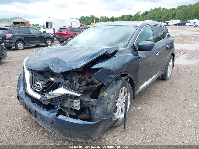 2016 Nissan Murano, Front, IAAI, VIN 5N1AZ2MH9GN101696 — photo 2