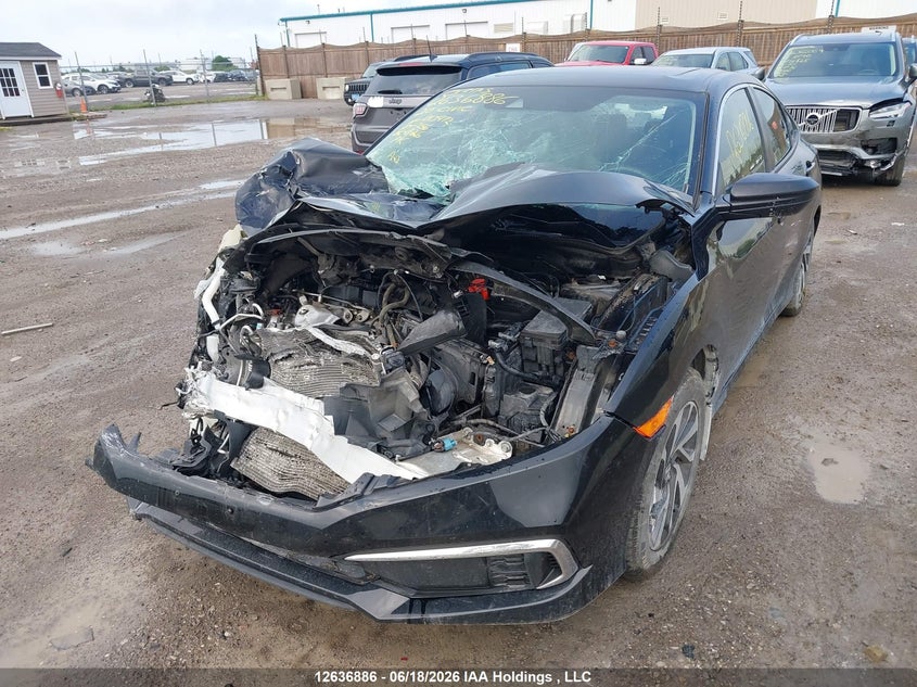 Vin: 2hgfc2f7xlh013972, lot: 3037518, honda civic ex 20202