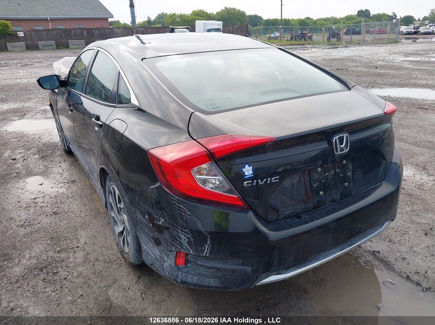 Vin: 2hgfc2f7xlh013972, lot: 3037518, honda civic ex 20203
