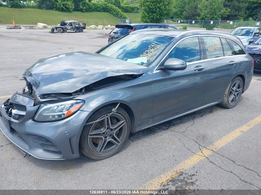 2019 Mercedes-Benz C 300 4Matic, Front, IAAI, VIN WDDWH8EB3KF858502 — photo 2