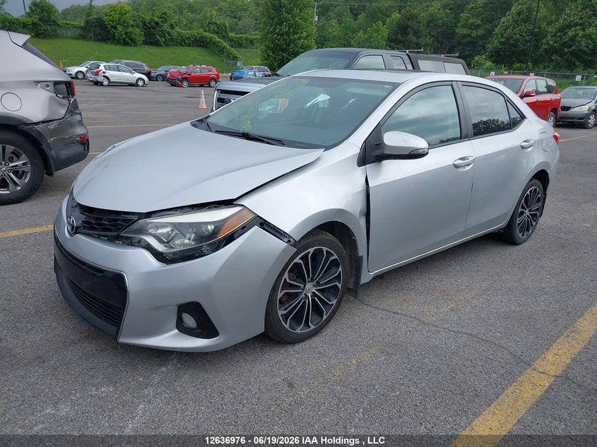Vin: 2t1burhe4ec166164, lot: 3037625, toyota corolla s 20142