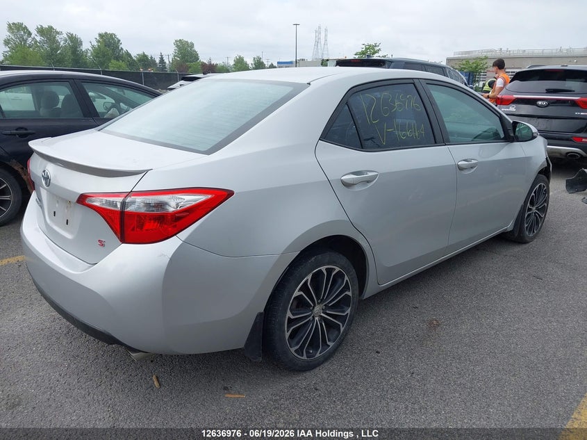 Vin: 2t1burhe4ec166164, lot: 3037625, toyota corolla s 20144