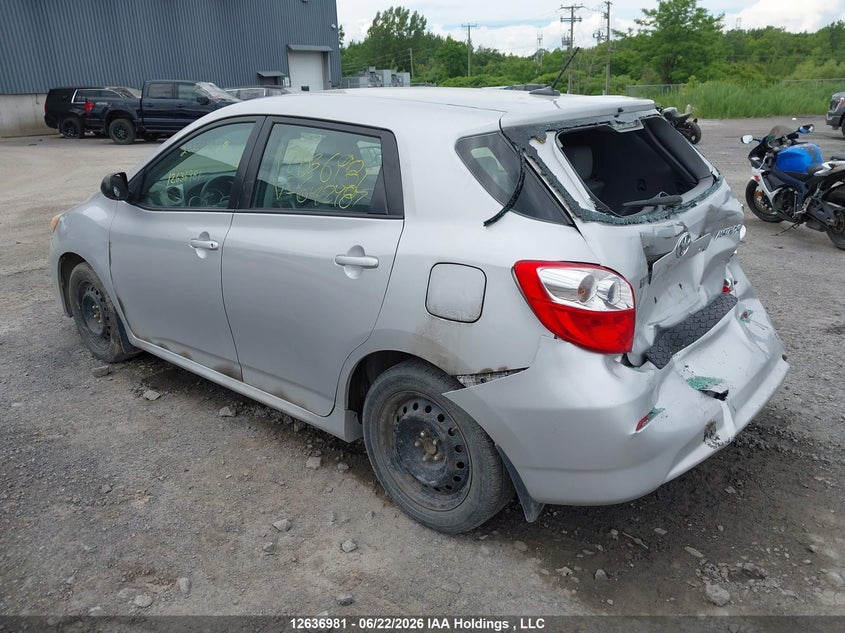 Vin: 2t1ku4ee5bc642487, lot: 3037630, toyota corolla matrix 20113