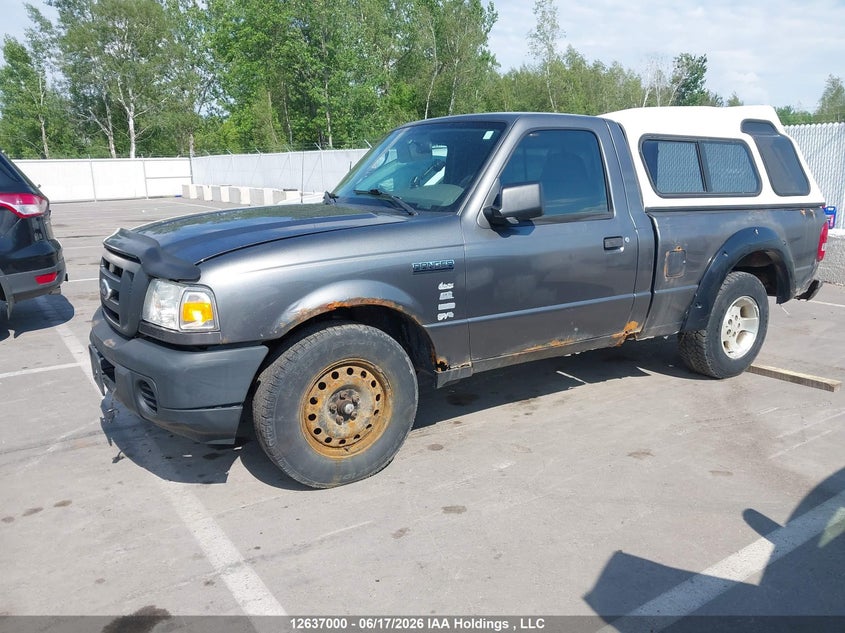 2008 Ford Ranger, Rear, IAAI, VIN 1FTYR10D08PA37683 — photo 2