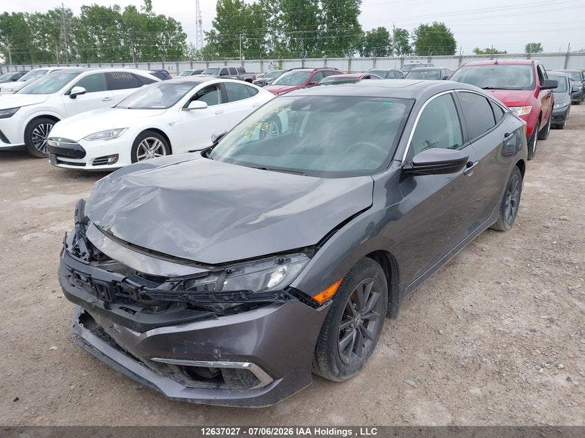 2021 Honda Civic, Front, IAAI, VIN 2HGFC2F73MH010378 — photo 2