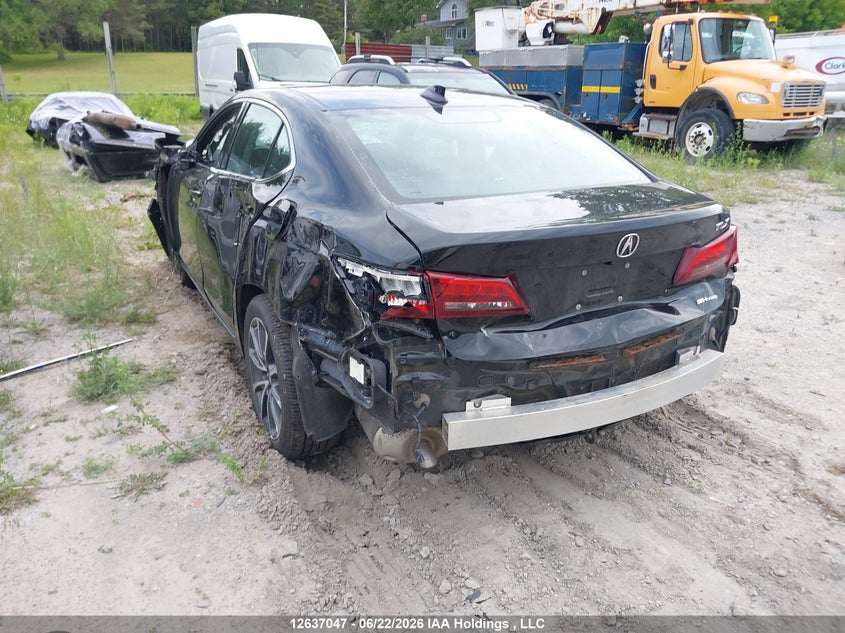 Vin: 19uub3f71ha801125, lot: 3037696, acura tlx elite 20173