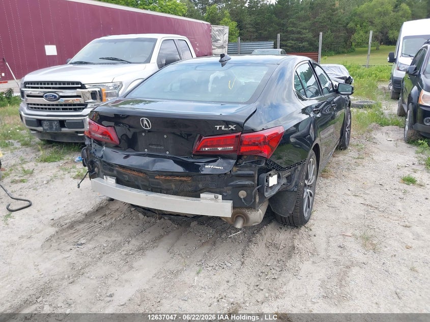 Vin: 19uub3f71ha801125, lot: 3037696, acura tlx elite 20174