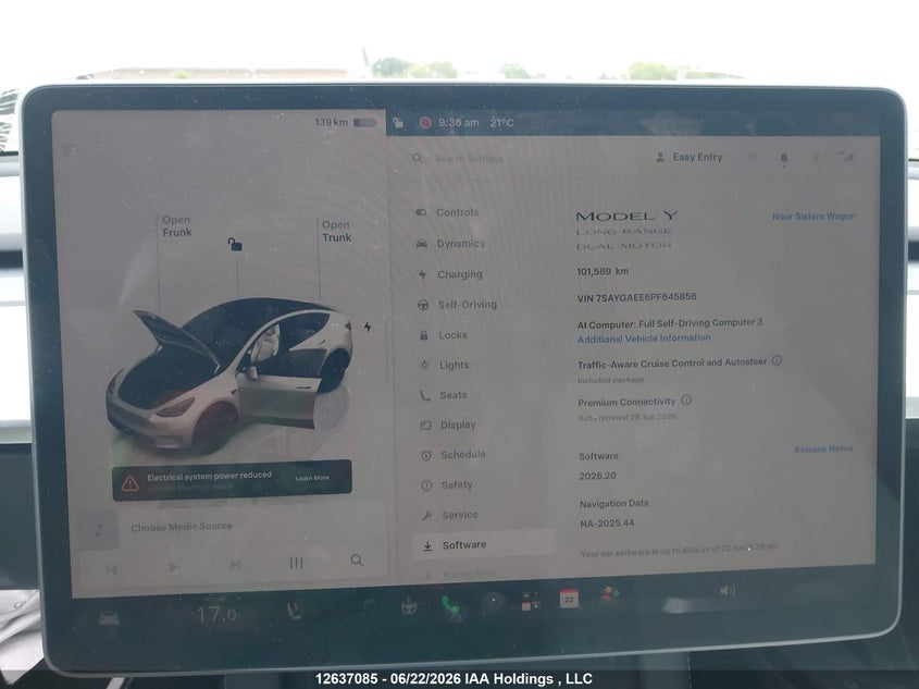 2023 Tesla Model Y VIN: 7SAYGAEE6PF645856 Lot: 12637085