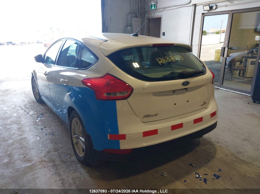 Vin: 1fadp3k28gl214598, lot: 3037742, ford focus se 20163