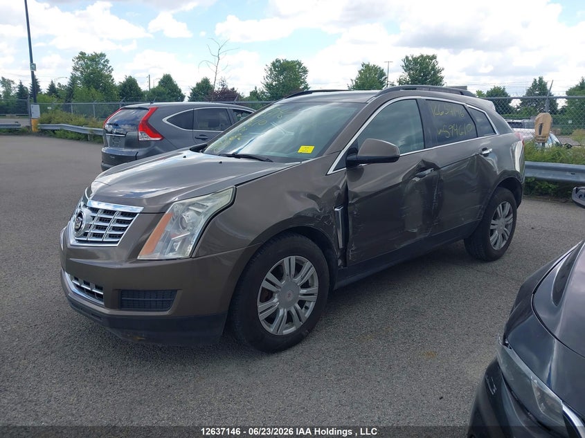 Vin: 3gyfnae32fs594610, lot: 3037796, cadillac srx 20152