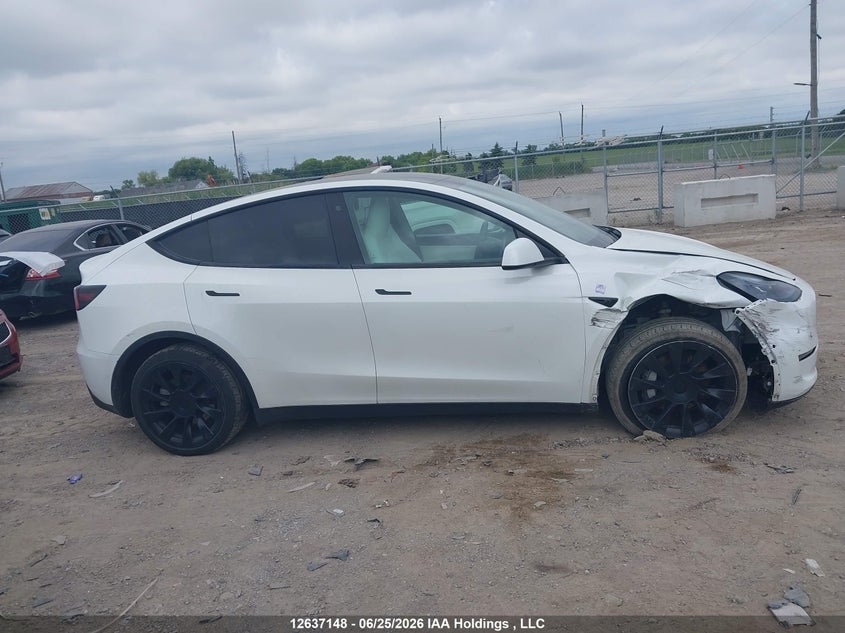 2021 Tesla Model Y VIN: 5YJYGDEE1MF076411 Lot: 12637148