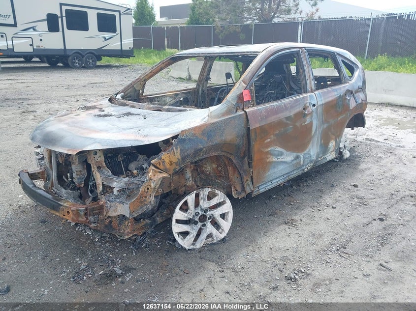 2016 Honda CR-V, Total Burn, IAAI, VIN 2HKRM4H56GH101544 — photo 2