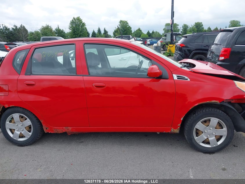 2011 CHEVROLET AVEO HATCHBACK 1.6L I-4 DOHC, VVT, 108HP