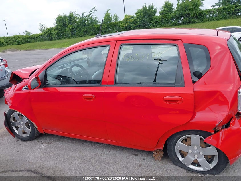 2011 CHEVROLET AVEO HATCHBACK 1.6L I-4 DOHC, VVT, 108HP