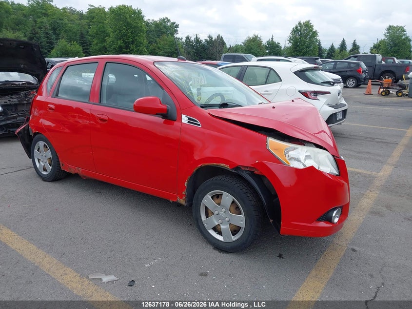 2011 CHEVROLET AVEO HATCHBACK 1.6L I-4 DOHC, VVT, 108HP