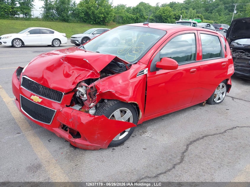 2011 CHEVROLET AVEO HATCHBACK 1.6L I-4 DOHC, VVT, 108HP