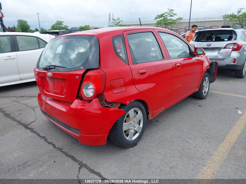 2011 CHEVROLET AVEO HATCHBACK 1.6L I-4 DOHC, VVT, 108HP