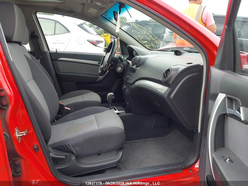 2011 CHEVROLET AVEO HATCHBACK 1.6L I-4 DOHC, VVT, 108HP