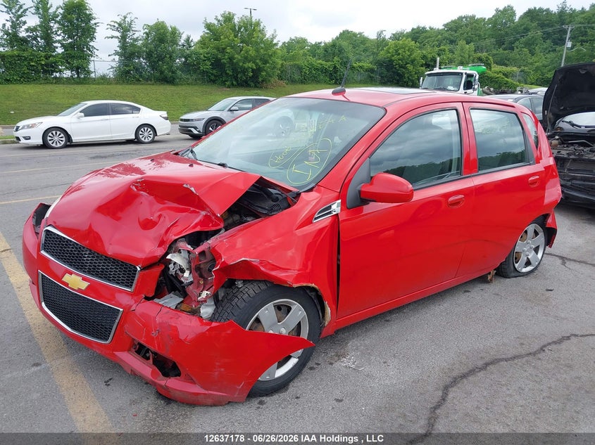 2011 CHEVROLET AVEO HATCHBACK 1.6L I-4 DOHC, VVT, 108HP