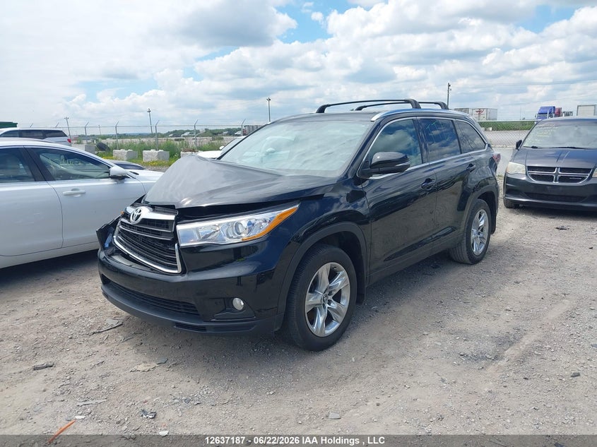2016 Toyota Highlander Limited VIN: 5TDDKRFH8GS340498 Lot: 12637187