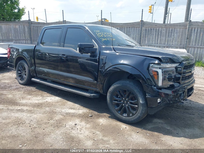 2024 Ford F-150 Lariat, Left Side, IAAI, VIN 1FTFW5L82RFB63086