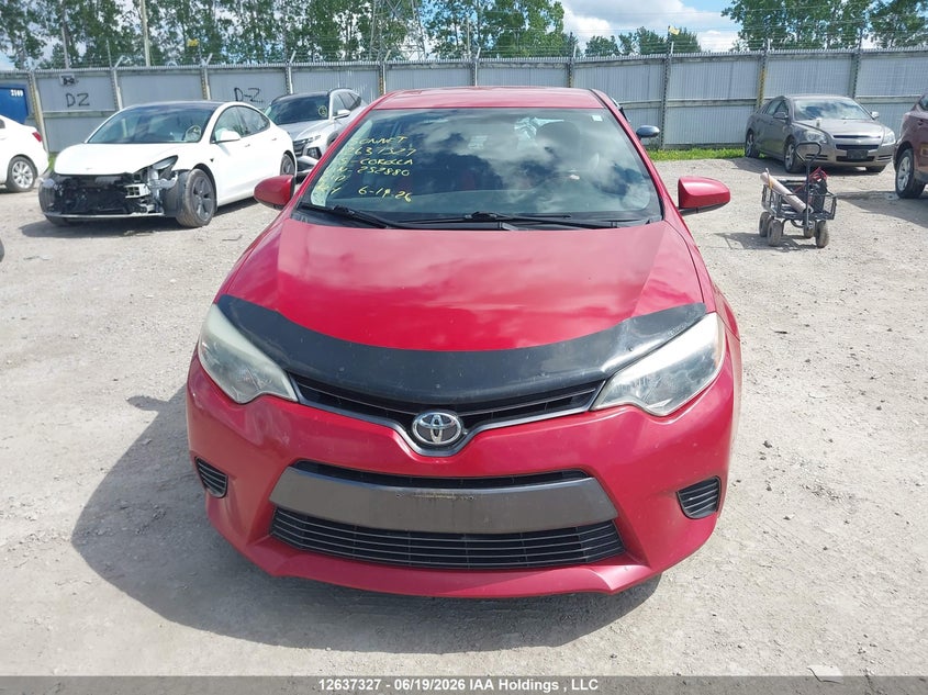 2015 TOYOTA COROLLA SEDAN 1.8L I-4 DOHC, VVT, 132HP