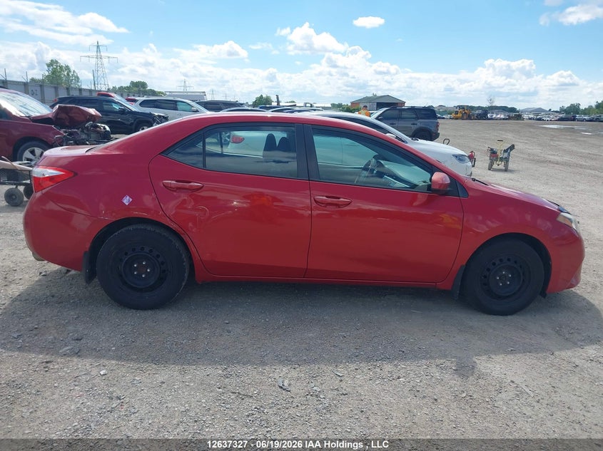 2015 TOYOTA COROLLA SEDAN 1.8L I-4 DOHC, VVT, 132HP