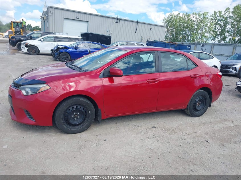 2015 TOYOTA COROLLA SEDAN 1.8L I-4 DOHC, VVT, 132HP