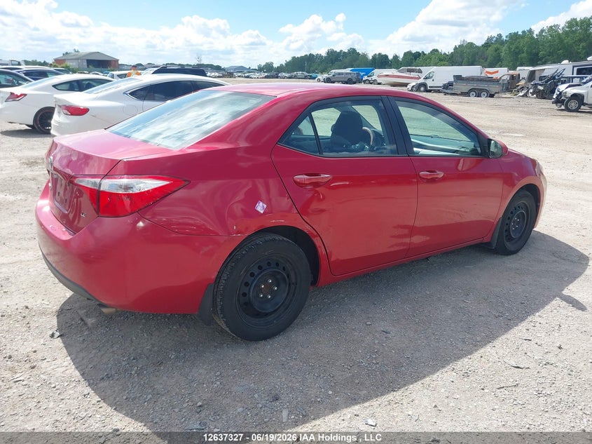 Vin: 2t1burhe9fc252880, lot: 3037990, toyota corolla le 20154