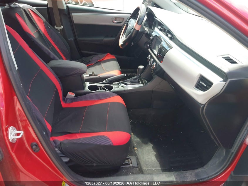 2015 TOYOTA COROLLA SEDAN 1.8L I-4 DOHC, VVT, 132HP