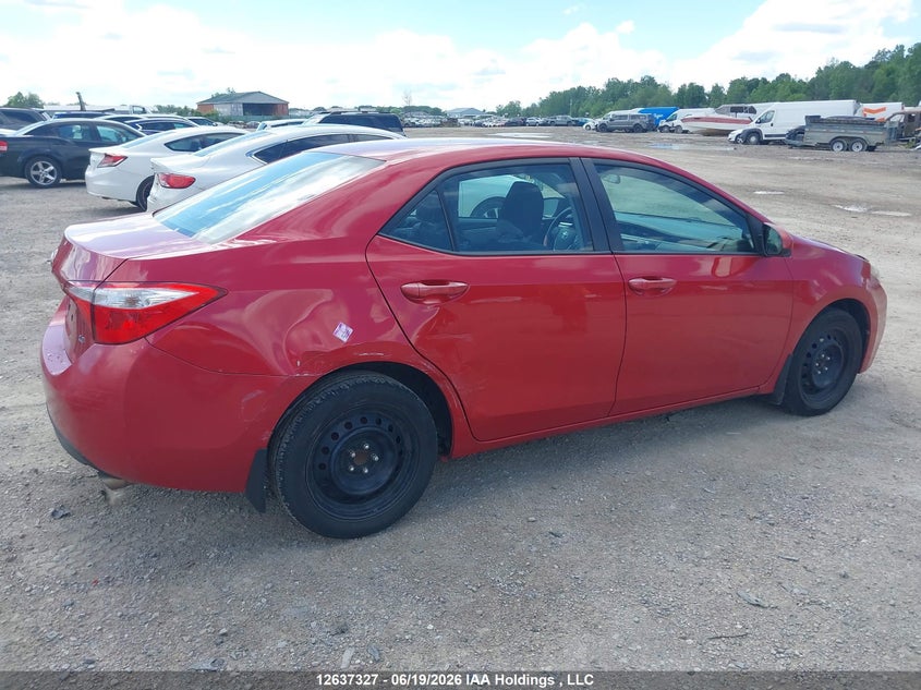 2015 TOYOTA COROLLA SEDAN 1.8L I-4 DOHC, VVT, 132HP