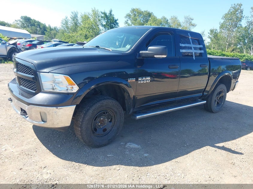 2016 RAM 1500, Удар сзади, IAAI, VIN 1C6RR7LT5GS156925 — фото 2