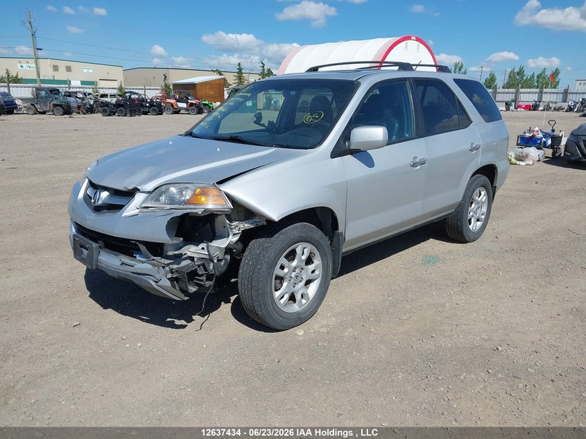 2004 Acura MDX, Удар спереди, IAAI, VIN 2HNYD18664H000666 — фото 2