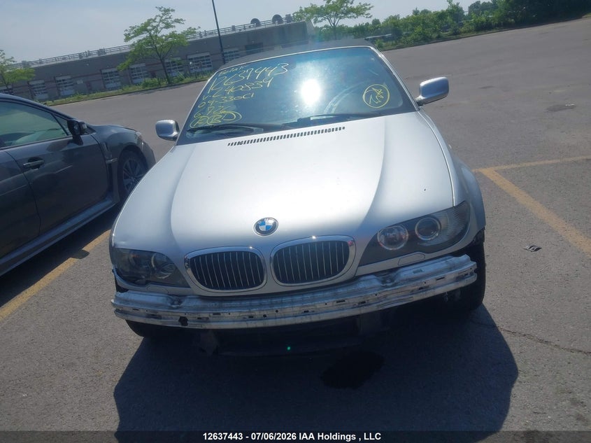 2004 BMW 3ER CABRIO 3.0L I-6 DOHC, VVT, 235HP