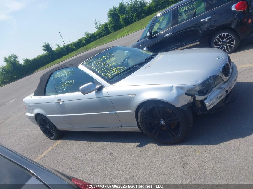 2004 BMW 3ER CABRIO 3.0L I-6 DOHC, VVT, 235HP