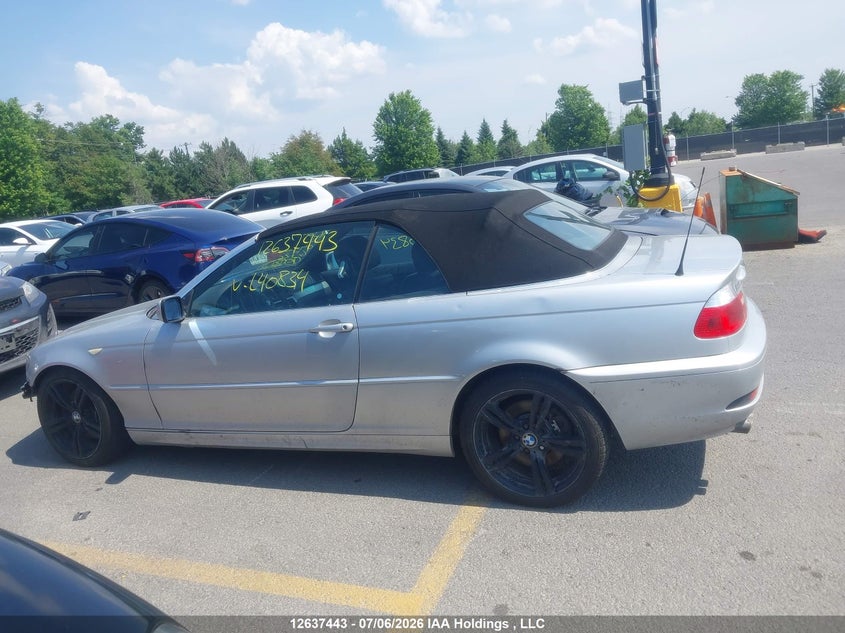 2004 BMW 3ER CABRIO 3.0L I-6 DOHC, VVT, 235HP