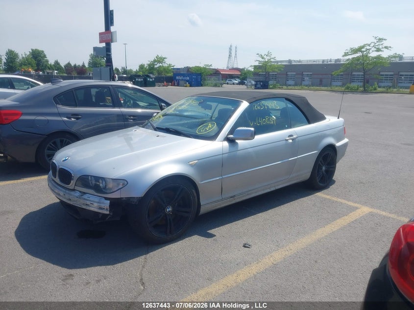 2004 BMW 3ER CABRIO 3.0L I-6 DOHC, VVT, 235HP