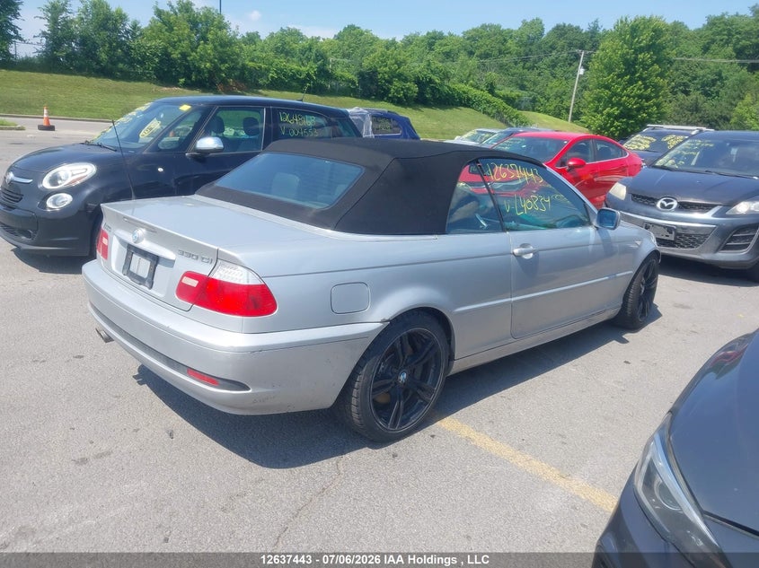 2004 BMW 3ER CABRIO 3.0L I-6 DOHC, VVT, 235HP