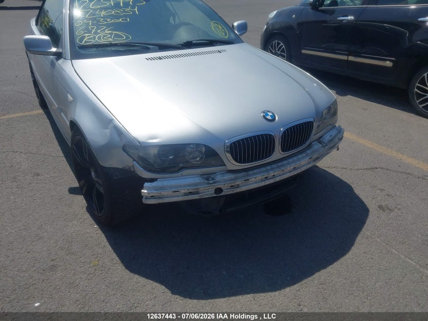 2004 BMW 3ER CABRIO 3.0L I-6 DOHC, VVT, 235HP