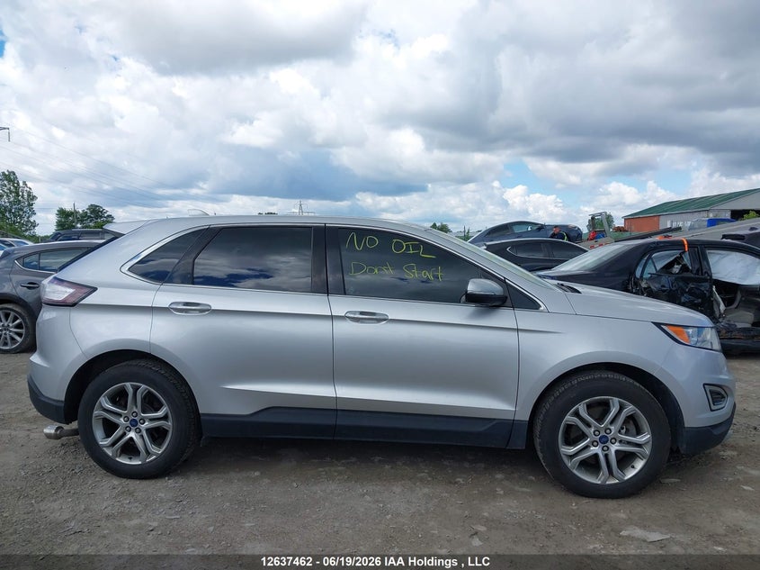 2017 Ford Edge Titanium VIN: 2FMPK4K88HBB12683 Lot: 12637462