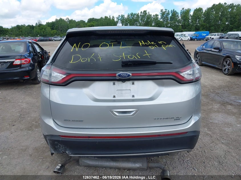 2017 Ford Edge Titanium VIN: 2FMPK4K88HBB12683 Lot: 12637462