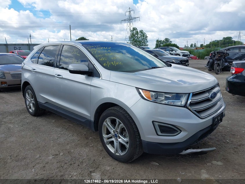 2017 Ford Edge Titanium VIN: 2FMPK4K88HBB12683 Lot: 12637462