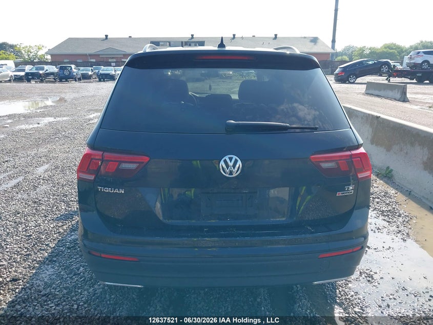 2018 VOLKSWAGEN TIGUAN SPORT UTILITY VEHICLE 2.0L I-4 DI, DOHC, VVT, TURBO, 184HP