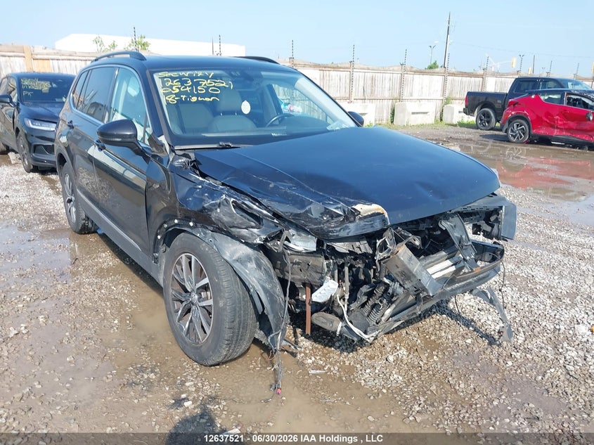 2018 VOLKSWAGEN TIGUAN SPORT UTILITY VEHICLE 2.0L I-4 DI, DOHC, VVT, TURBO, 184HP