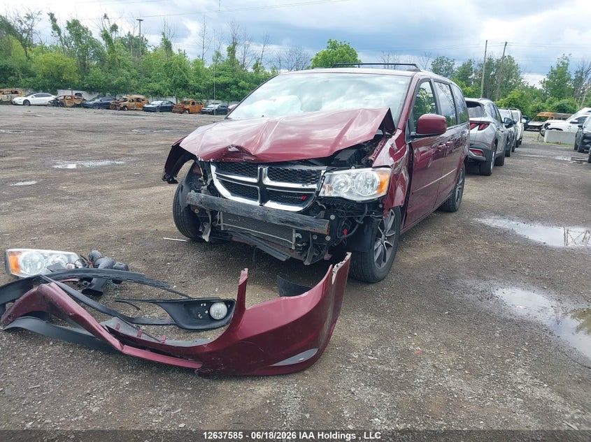 2017 Dodge Caravan, Front, IAAI, VIN 2C4RDGBG9HR611998 — photo 2